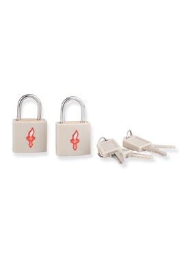 Safe Skies TSA Approved Luggage Locks and Keys 2 Pack